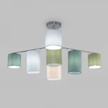 Ппотолочная люстра на штанге Eurosvet Pastel 60151/7 хром