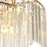 Подвесная люстра хрустальная Reluce 98068-0.4-400 FG (220V, на цепи)