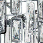 Подвесная люстра Escada Glow 2102/4S Chrome Е27*60W (220V, на цепи, круглые)