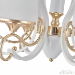 Подвесная люстра Arte Milano Florentia-3857 303857/6 Wh/Gd (220V, на цепи)