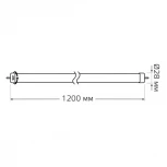 Лампочка светодиодная G13 20 Вт 1600 lm 6500K холодное белое свечение Gauss Elementary 93039
