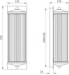Бра Garda Decor K2KG0604W-1 (220V)