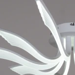 Потолочная люстра светодиодная с пультом и ночным режимом Reluce 35390-0.3-5+5 white (Умный дом) (220V)