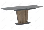Стол на тумбе Теон 120 лиственница / графит