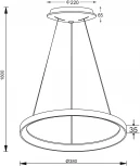 Подвесной светильник Deko-Light Merope 342192 (LED, 220V, на тросе, кольцо)