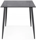 Стеклянный стол Woodville Smoke 120х80х75 clear gray / black 15551