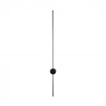 Настенный светильник светодиодный с диммером и сенсорным выключателем Lumion Bram 8310/14WL серебро, металл/силикон LED 14W 3000/4000/7000K 220V (регулировка яркости)