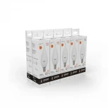 Лампочка светодиодная E14 6 Вт 540 lm 2700K теплое свечение Gauss 34116