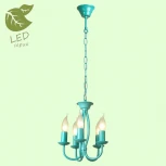 Подвесная люстра Lussole Lgo Congress GRLSP-9914 (220V, на цепи, свеча, IP21)