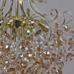 Подвесная люстра Reluce 02382-0.4-6+3 FFG (220V, хрусталь, на цепи)