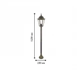 Наземный фонарь Favourite London 1808-1F (220V, IP44)