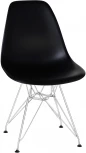 Стул обеденный DSR (ножки хром, цвет чёрный (B-03))