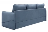 Диван тканевый угловой синий, угол левый D1 Слим AAA41521006 Velutto 48