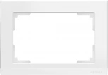Рамка для двойной розетки Stark (белый) Werkel W0081801 (a050905)