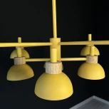 Люстра на штанге Fanta A 8 Lights Yellow ImperiumLoft Fanta_A01 (101568-26) (220V)