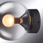 Настенный светильник iLedex Aura 8615W-1S BK-SM (220V, шар)