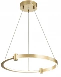 Подвесной светильник 14015/1P Gold Indigo Circolato V000077L (регулировка яркости, LED, 220V, пульт управления, на тросе, кольцо)