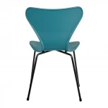 Стул Seven белый с хромированными ножками