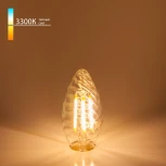 Лампочка светодиодная E14 7 Вт свеча прозрачная Elektrostandard BL128