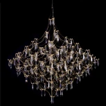 Подвесная люстра большая Loft It Mira 10259/1200 Gold Asfour (LED, 220V, на тросе)