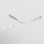 Коннектор питания Т-образный Gravity белый (магнитный) Maytoni Technical TRA004CWT-22W (48V)