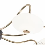 Потолочная люстра на штанге Arte Milano 273908/12 BK/GD (LED, 220V, шарики)