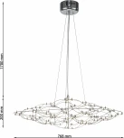 Подвесной светильник Favourite Thinner 4305-8P (LED, 220V, на проводе)