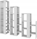 Стеллаж Прямые LIFT SEPARATOR BOOKCASE (ЛДСП/Белый) LEVE