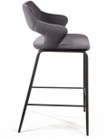 Стул полубарный Woddy, бархат антрацит Top Concept WODDY 2001000001019