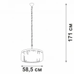 Подвесная люстра V5180-7/9 Vitaluce (220V, на цепи)