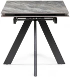 Керамический стол Woodville Невис 140(200)х80х76 оробико / черный 553537