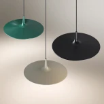 Подвесной светильник Odeon Light Sombra 7038/12L серый/металл/акрил 12W 3000K 220V (LED, на проводе, круглые)