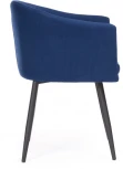 Стул Woodville на металлокаркасе Валета темно-синий / черный 504203