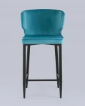 Стул полубарный Stool Group Матео велюр темно-бирюзовый УТ000035024
