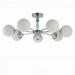 Потолочная люстра на штанге Lumion Sunday 6525/7C хром E14 7*40W 220V (шарики)