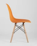 Стул Stool Group Eames Style DSW оранжевый x4 УТ000003482