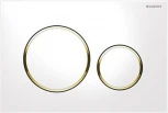 Кнопка смыва Geberit Sigma 20 115.882.KK.1 белая с золотом