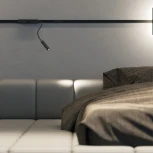 Трековый светильник на гибкой ножке магнитный 48V Denkirs Air Spot DK5343-BK (LED, круглые)