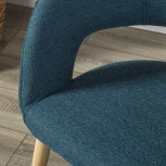 Стул R-Home Hugs синий/нат.дуб