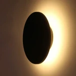 Настенный уличный светильник Arte Lamp Nimbo A3412AL-1BK (LED, 220V, круглые, IP65)