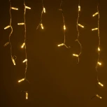 Светодиодная гирлянда ARD-EDGE-CLASSIC-2400x600-CLEAR-88LED-MILK-FLASH Warm/Warm (230V, 6W) (IP65)