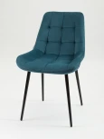 Стул MyFar Феникс пыльно-синий велюр MF1033-1