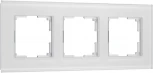 Рамка на 3 поста (белый, стекло soft-touch) Werkel W0033101 (a064566)