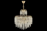 Подвесная люстра Arti Lampadari Daverio Gold Daverio E 1.5.40.105 G (220V, хрусталь)
