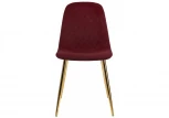 Обеденный стул на металлокаркасе Woodville Dabl wine red 11707