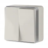 Выключатель двухклавишный Gallant (слоновая кость) Werkel W5020003 (a051562)