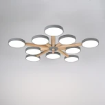 Потолочная люстра Wi-Fi на штанге Turna L10 Grey By ImperiumLoft Turna-B01 (LED, 220V, голосовое управление, умный дом - Алиса)