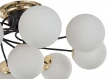 Потолочная люстра Arte Milano Neapolis-76408 276408/8+1 BK/GD (220V, шар)