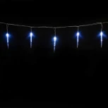 Гирлянда Сосульки 4м Белые 16см 24В, 16LED, Провод Прозрачный ПВХ, IP54