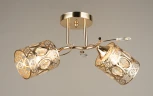 Потолочная люстра на штанге Мелодия Света SS1N SS4816-2 GD 000067896